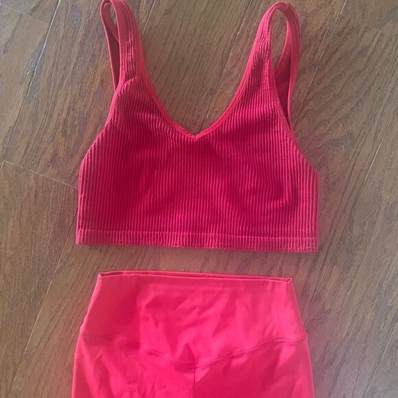Red legging set - Picture 2 of 2